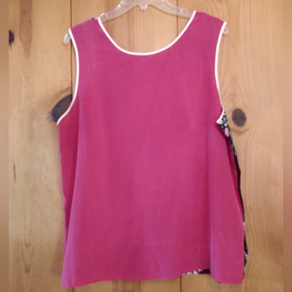 Bob Mackie Silk Tropical Print Twinset - Picture 3 of 12